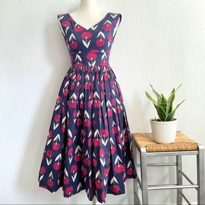 MODCLOTH  Floral Fit & Flare Dress